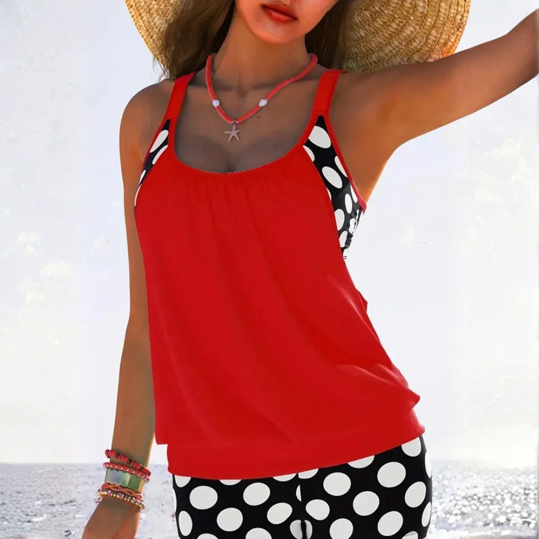 Azaria | Conjunto de Bikini con Puntos de Lunares